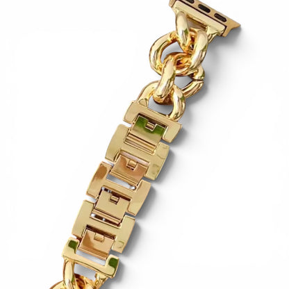 Berck Waterproof Chunky Bubble Chain Link Watch Band (Apple Watch Not Included)