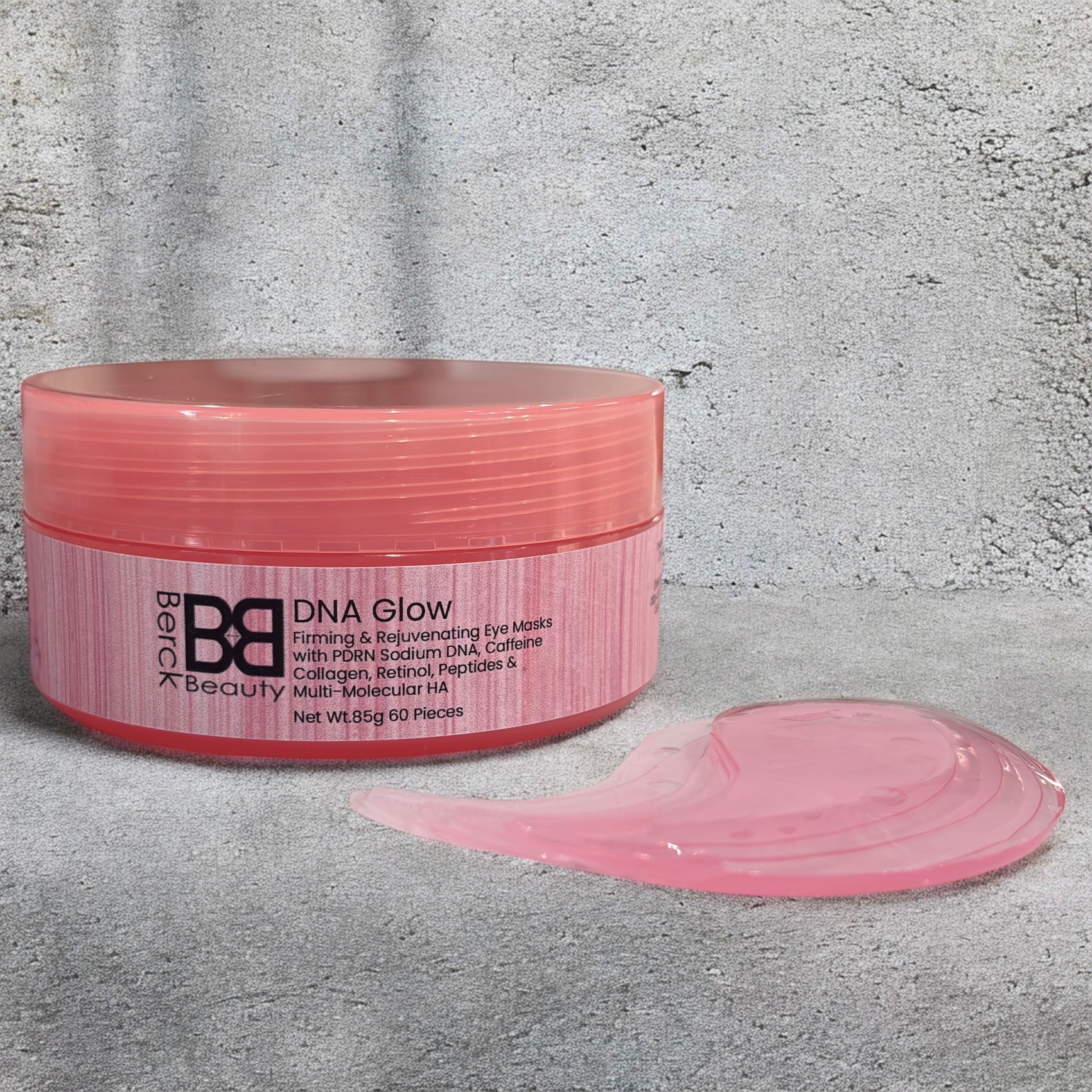 BB DNA Glow Firming & Rejuvenating Eye Masks PDRN Sodium DNA with Caffeine, Collagen, Retinol, Peptides & HA
