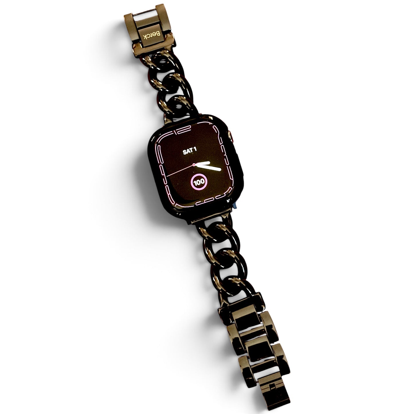 Berck Waterproof Chunky Bubble Chain Link Watch Band (Apple Watch Not Included)
