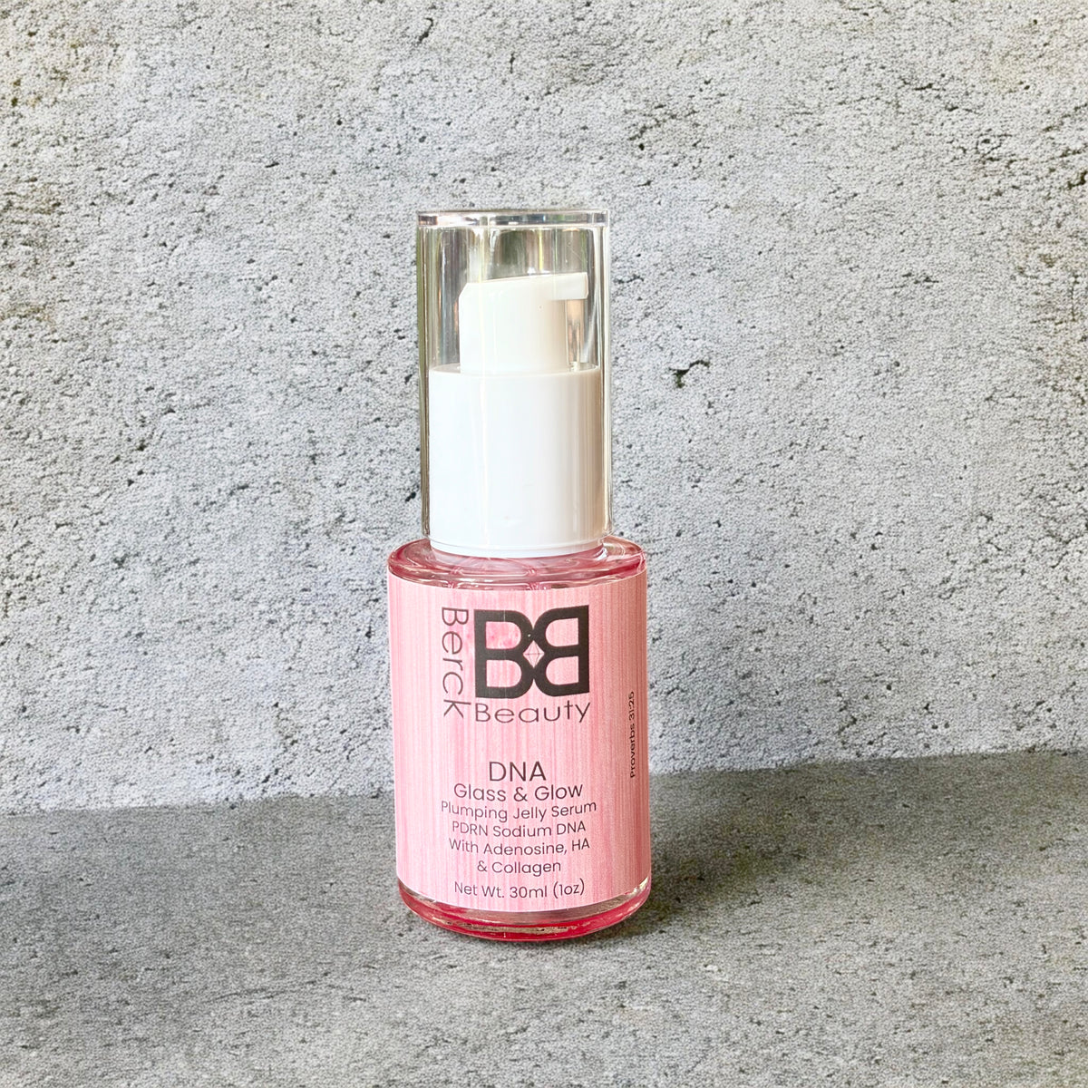 BB DNA Glass & Glow Plumping Jelly Serum PDRN Sodium DNA with Adenosine, HA & Collagen