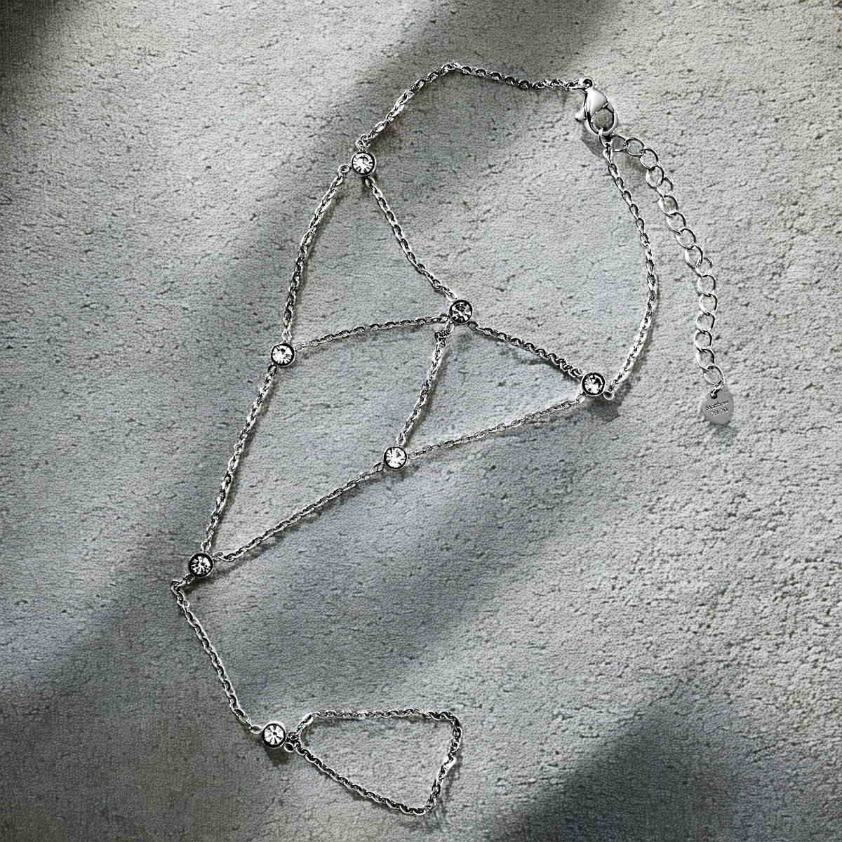 Waterproof Mesh 7 Zircon Hand Chain