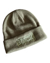 8” Cuffed Beanie Solid Embroidered Logo