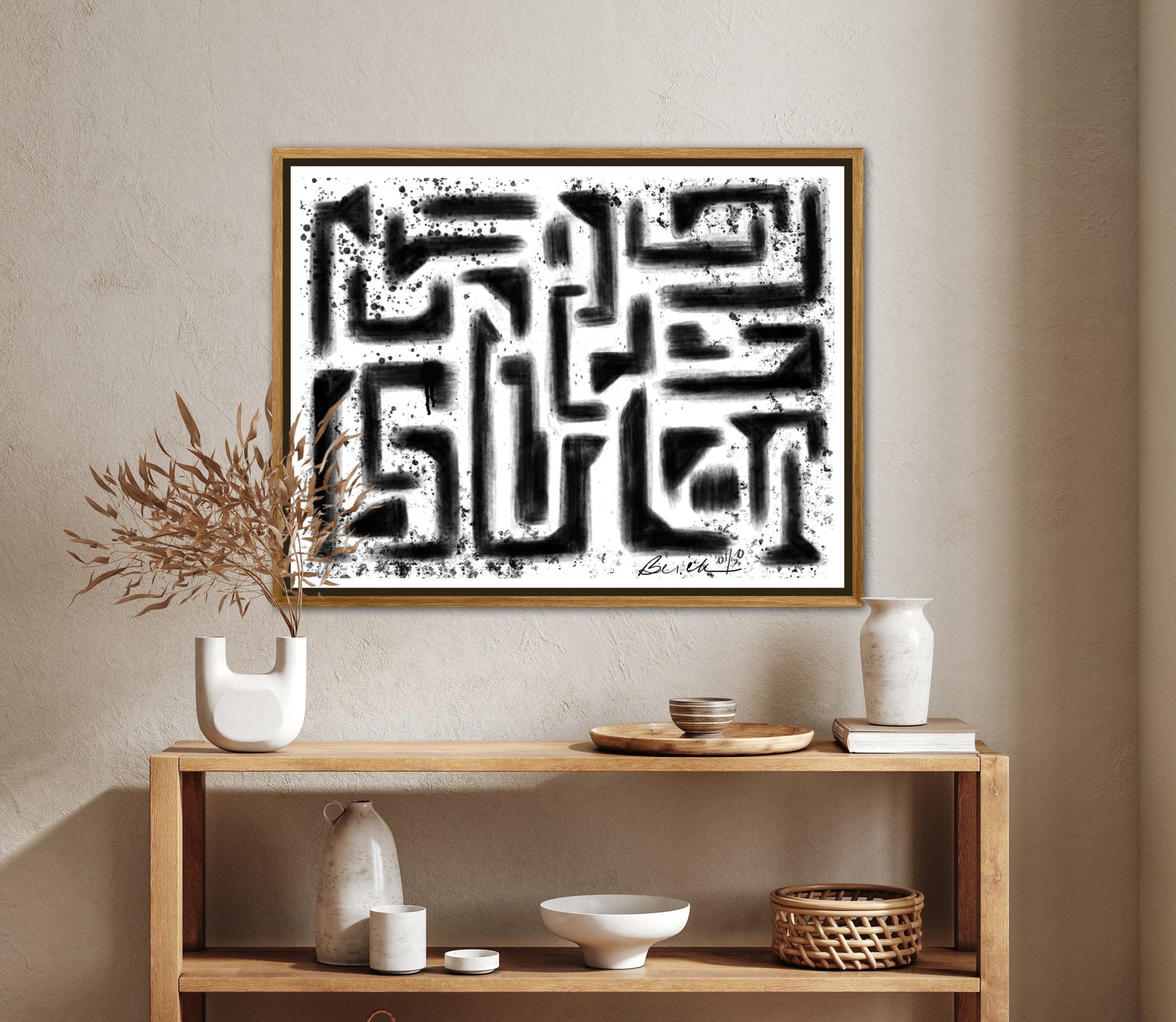 “Inked Out” Canvas Art Numbered Limited Edition
