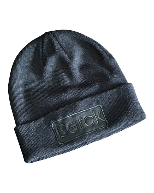 8” Cuffed Beanie Solid Embroidered Logo