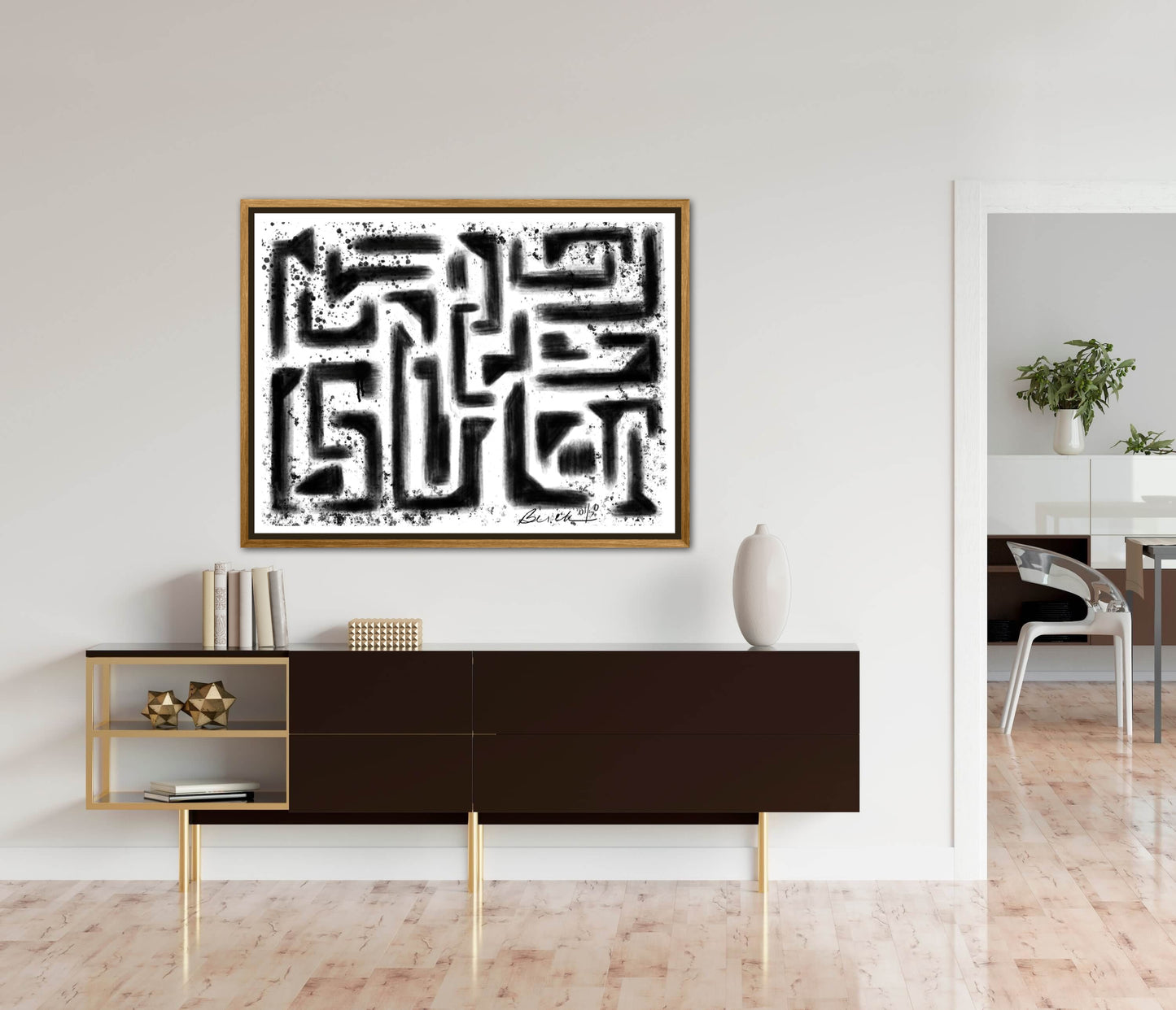 “Inked Out” Canvas Art Numbered Limited Edition