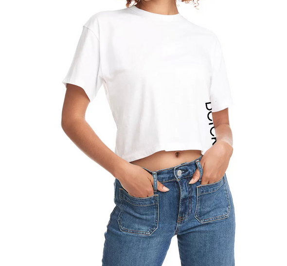Women’s Short Sleeve Jersey Crop Tee