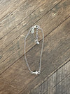 Dainty Cross Necklace 16" - 19" Adjustable 1/20 14k Gold Filled or 925 Sterling Silver