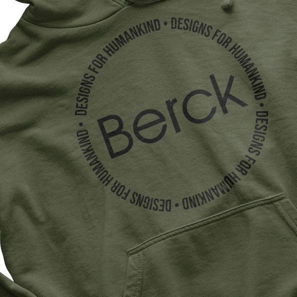 Unisex Berck Circle Graphic Pullover Hoodie Mid-Weight Fleece