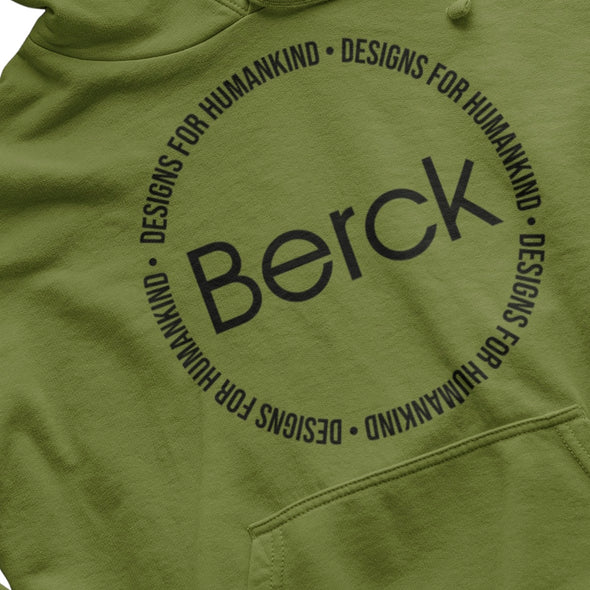 Unisex Berck Circle Graphic Pullover Hoodie Mid-Weight Fleece