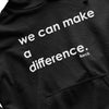 Unisex Pullover Hoodie Mid-Weight Fleece “We Can Make a Difference”