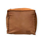 Berck Aniine Leather Pouf 18"